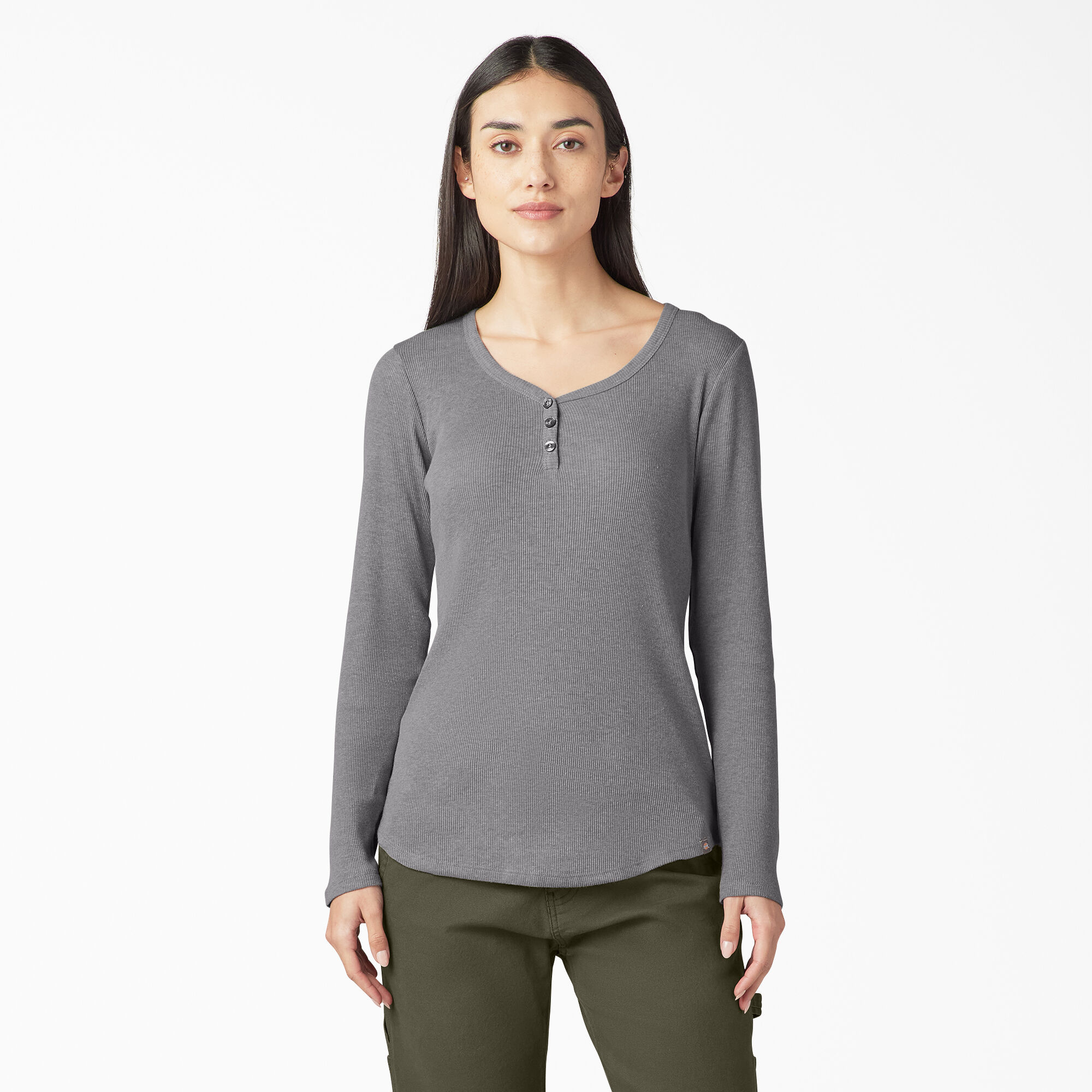 Women's Long Sleeve Henley Shirt | Women's Tops | Dickies