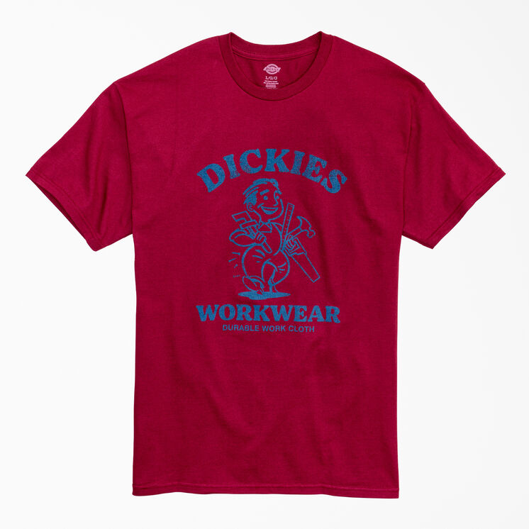 Durable Work Cloth Graphic T-Shirt - Burgundy &#40;BY&#41;