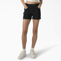 Women's Carpenter Shorts, 3" - Black (BKX)