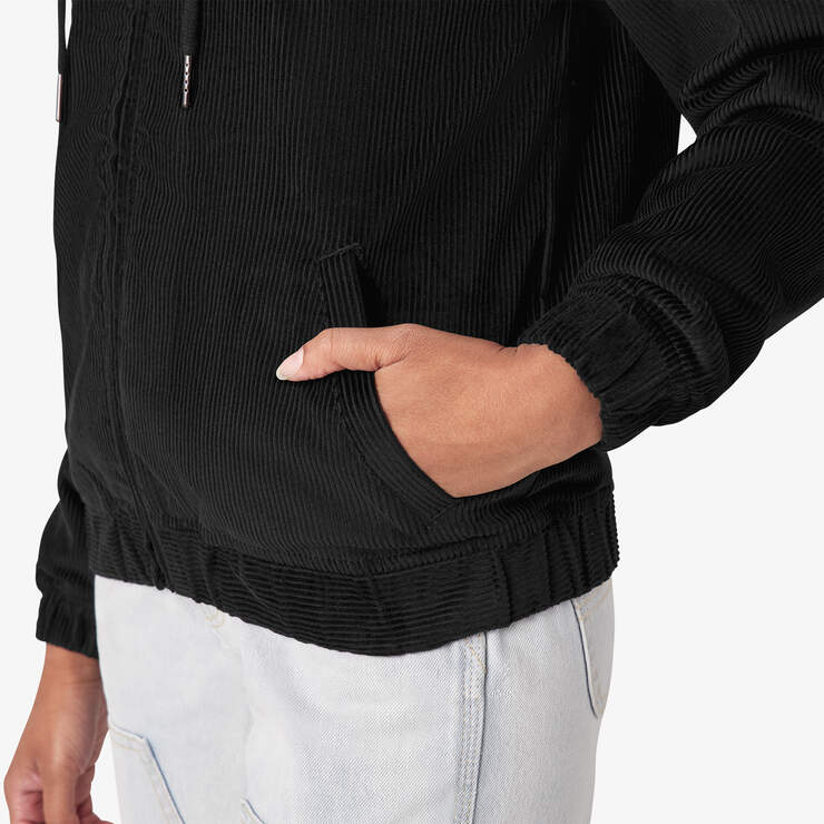 Women’s Corduroy Jacket - Black (BKX) image number 8