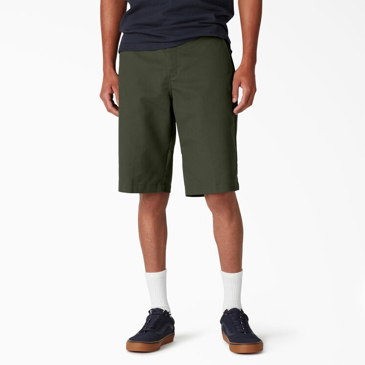 Dickies Skateboarding Slim Fit Shorts, 11&quot; - Olive Green &#40;OG&#41;