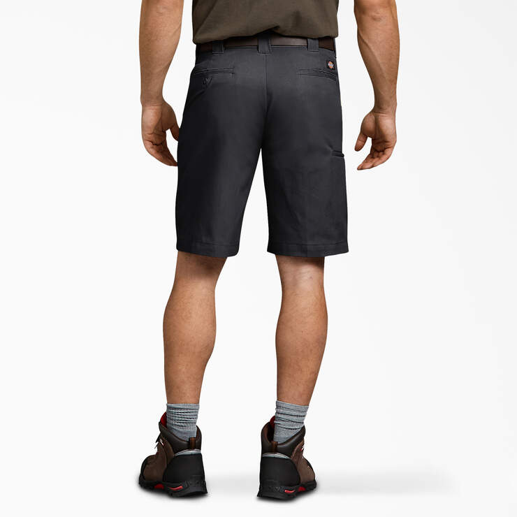 Relaxed Fit Work Shorts, 11" - Black (BK) image number 2