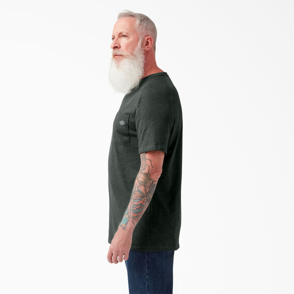 Cooling Short Sleeve Pocket T-Shirt - Hunter Green Heather &#40;HNH&#41;