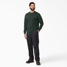 Heavyweight Long Sleeve Henley T-Shirt - Hunter Green &#40;GH&#41;