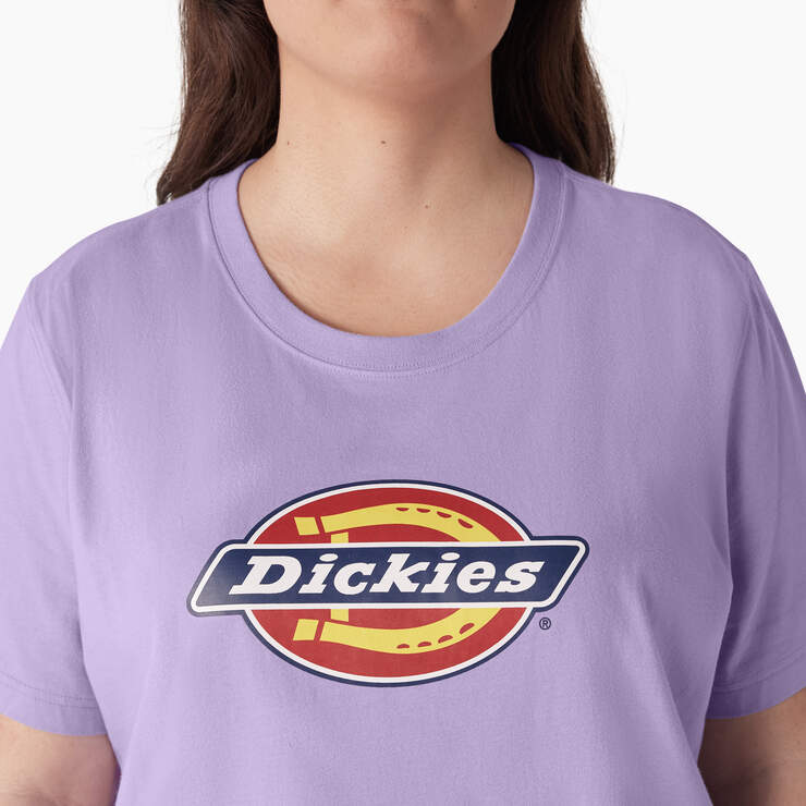 Women's Plus Heavyweight Logo T-Shirt - Purple Rose (UR2) image number 5