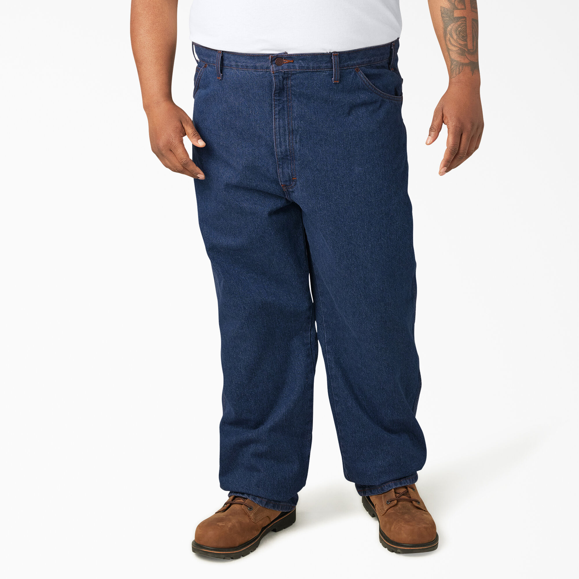 Regular Fit Jeans, Stonewashed Indigo Blue