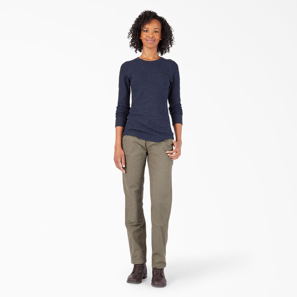 Women&rsquo;s Long Sleeve Thermal Shirt - Ink Navy &#40;ISD&#41;