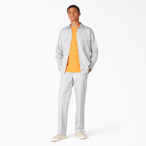 Long Sleeve Work Shirt - White &#40;WH&#41;