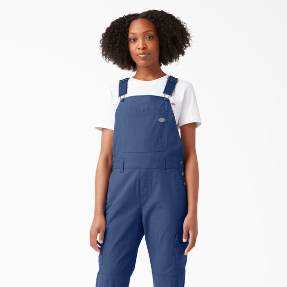 Women&#39;s Cooling Ripstop Bib Overalls - Rinsed Retro Indigo &#40;RRI&#41;