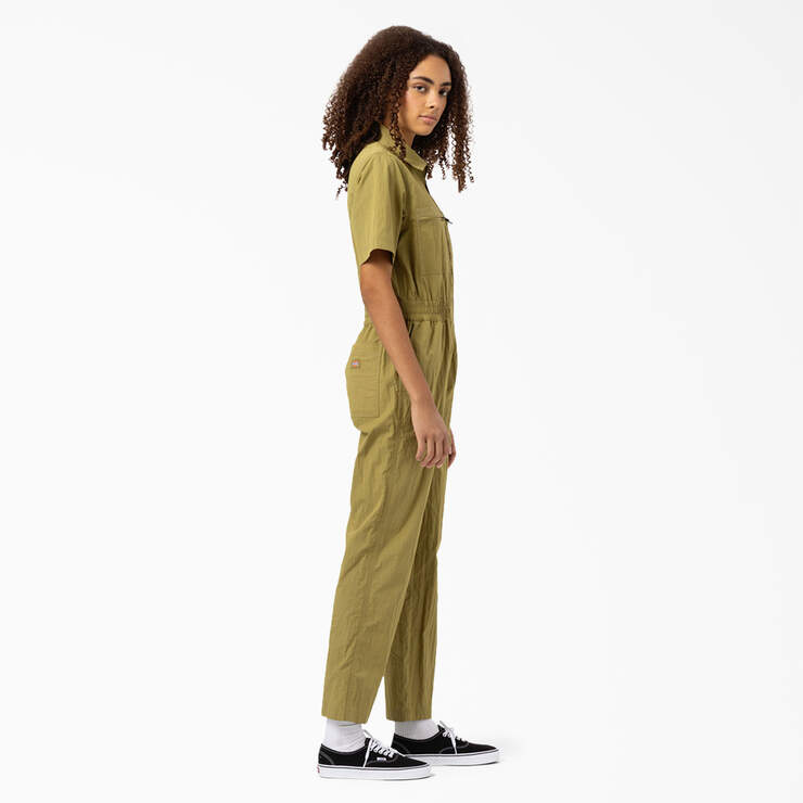 Women's Pacific Short Sleeve Coveralls - Moss Green (MS) image number 3