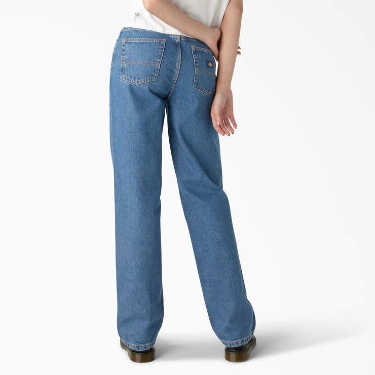 Women's Thomasville Relaxed Fit Jeans - Chambray Light Blue (CLB) image number 2
