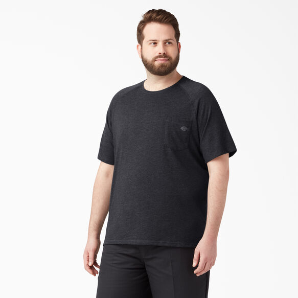 Cooling Short Sleeve Pocket T-Shirt - Heather Black &#40;KBH&#41;