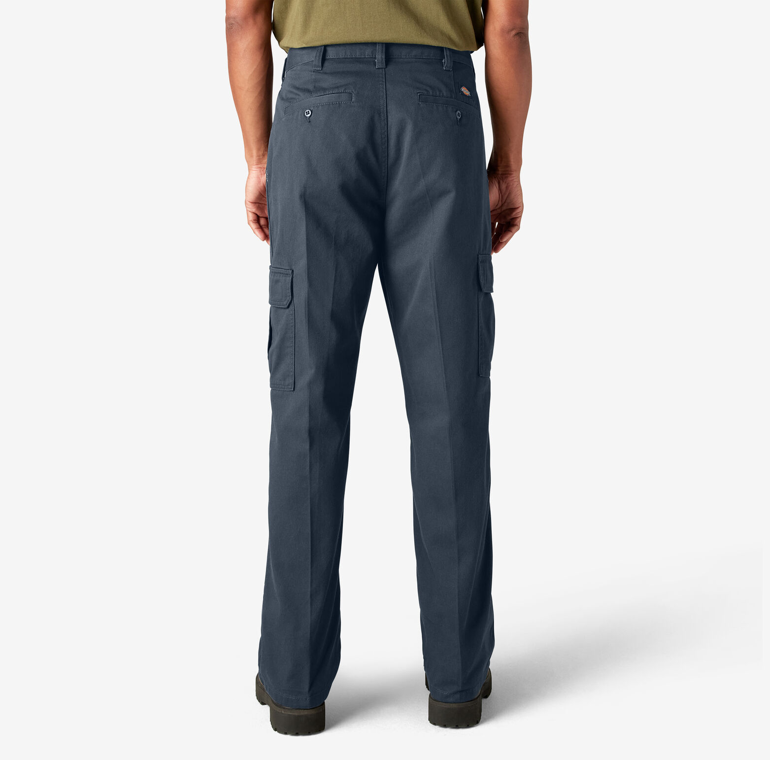 dark blue cargo work pants