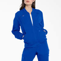 Women's Balance Zip Front Scrub Jacket - Royal Blue (RB)