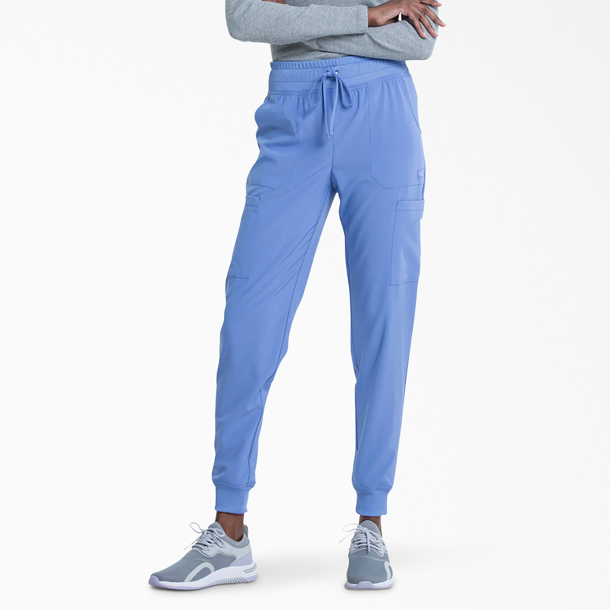 Women's EDS Essentials Jogger Scrub Pants - Dickies US, Ceil Blue