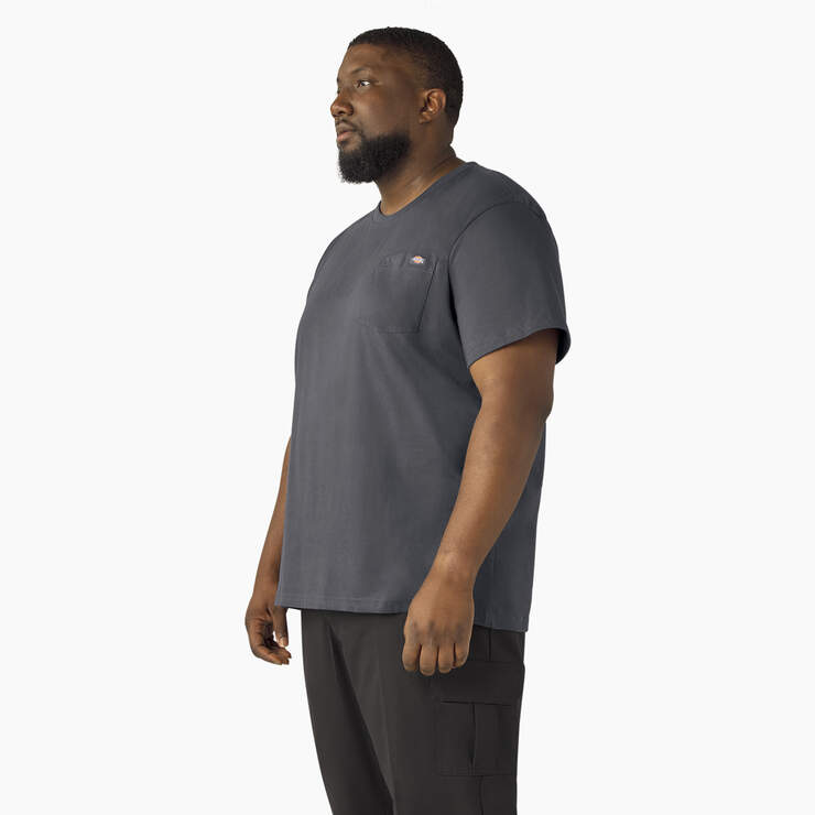 Lightweight Short Sleeve Pocket T-Shirt - Charcoal Gray (CH) image number 6