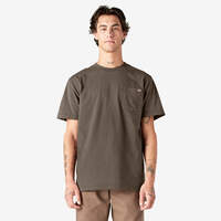 Heavyweight Short Sleeve Pocket T-Shirt - Chocolate Brown (CB)