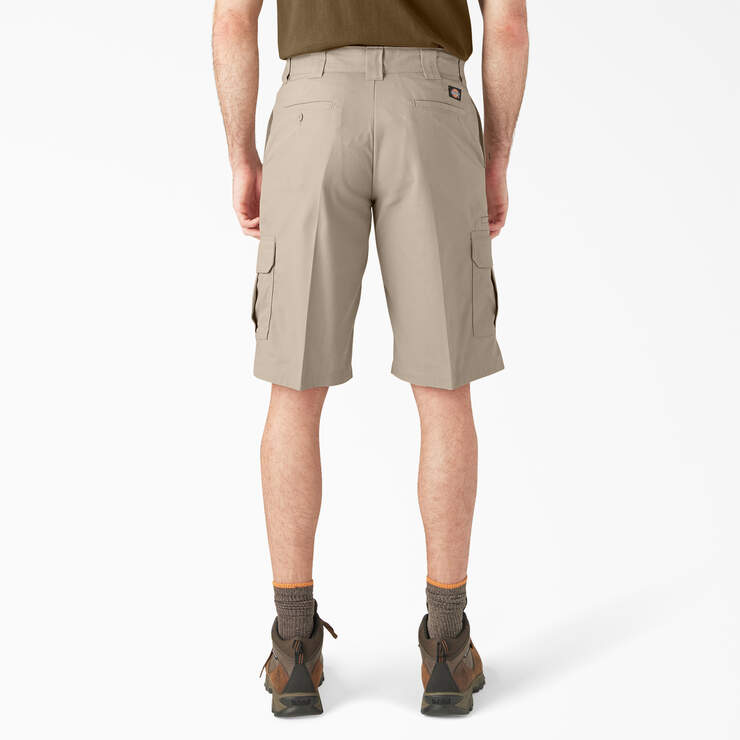 FLEX Relaxed Fit Cargo Shorts, 13" - Desert Sand (DS) image number 2