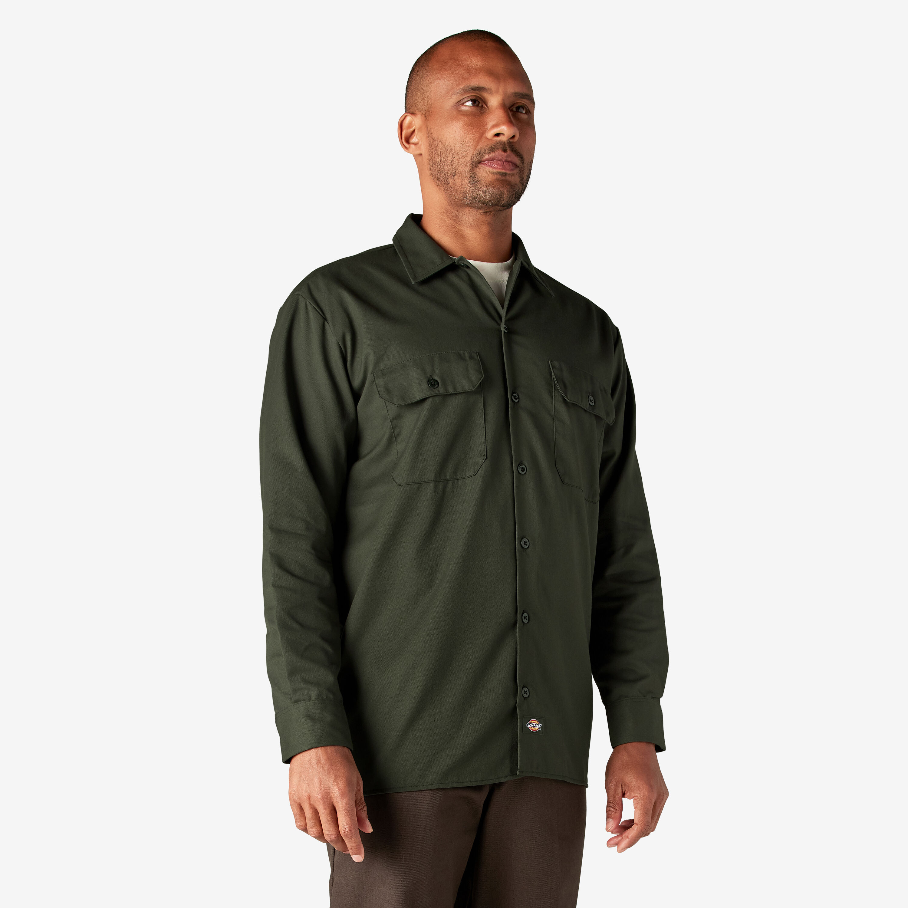 Dickies long sleeve work hot sale shirts