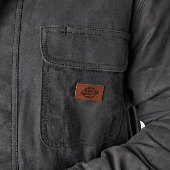Waxed Canvas Chore Coat - Charcoal Gray &#40;CH&#41;
