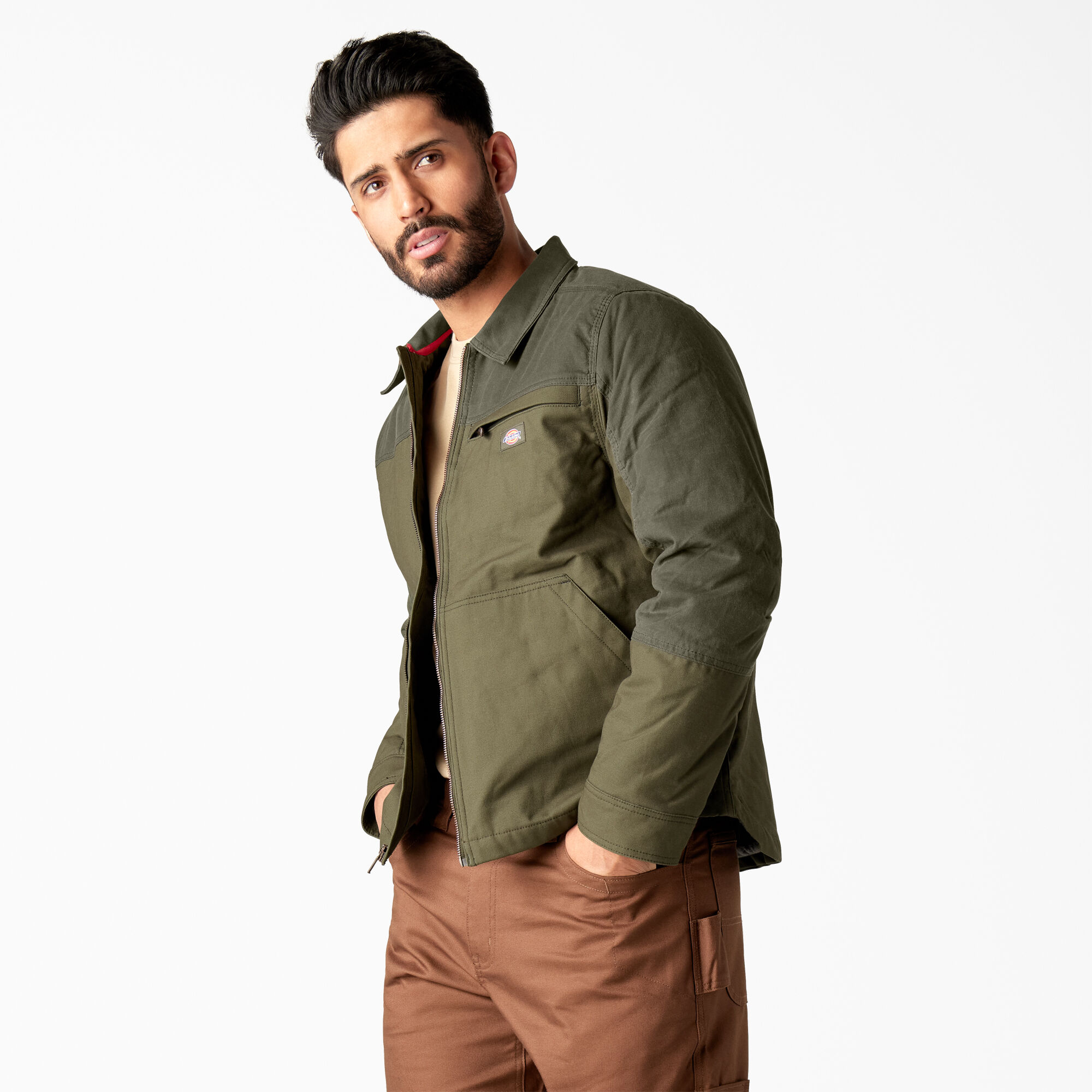 Waxed online shirt jacket