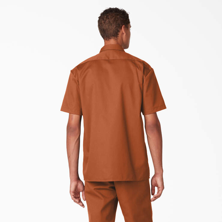 Short Sleeve Work Shirt - Gingerbread Brown (IE) image number 2