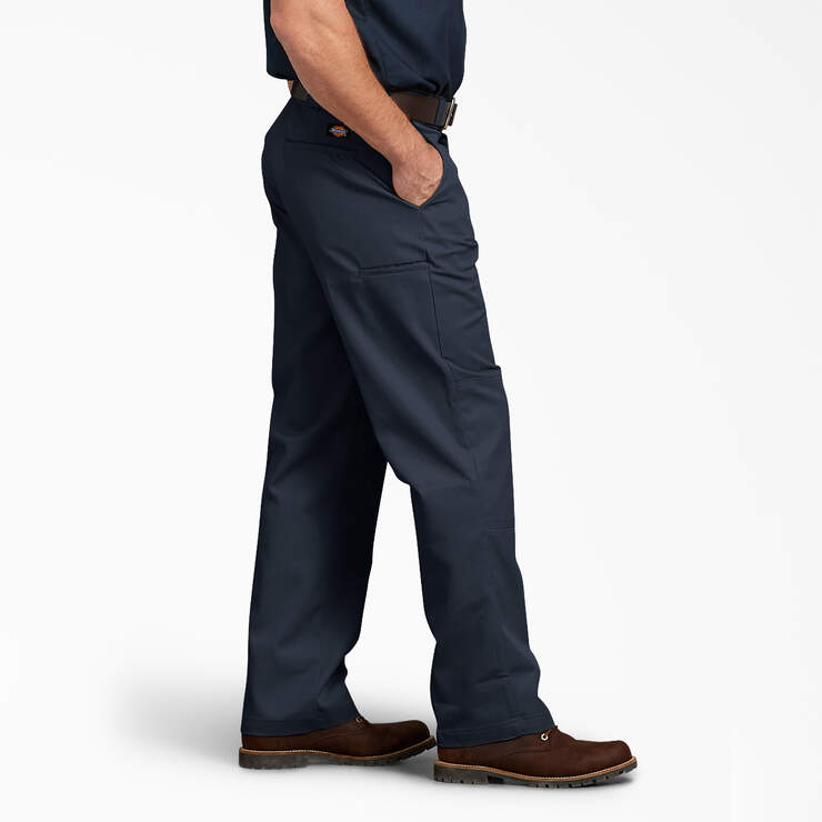 Relaxed Fit Double Knee Work Pants - Dark Navy (DN) image number 3