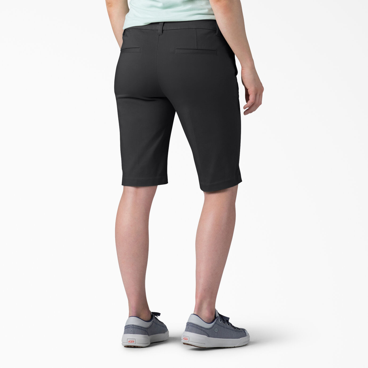 Women S Perfect Shape 11 Twill Bermuda Shorts Dickies Us Choose from different shades of denim to staple solids such as khaki or black. women s perfect shape 11 twill bermuda shorts