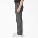 Flat Front Double Knee Pants - Slate Gray &#40;SL&#41;