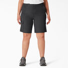 Women&#39;s Plus Cooling Cargo Shorts, 10&quot; - Black &#40;BK&#41;