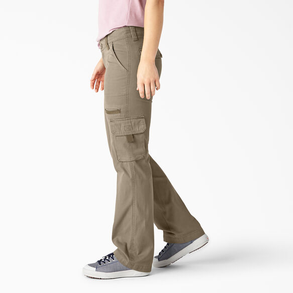 Women&#39;s Relaxed Fit Cargo Pants - Rinsed Desert Sand &#40;RDS&#41;