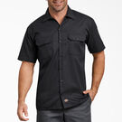 Relaxed Fit Short Sleeve Work Shirt - Black &#40;BK&#41;