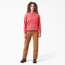 Women&#39;s Heavyweight Logo Sleeve Pullover - Tea Rose &#40;T1R&#41;