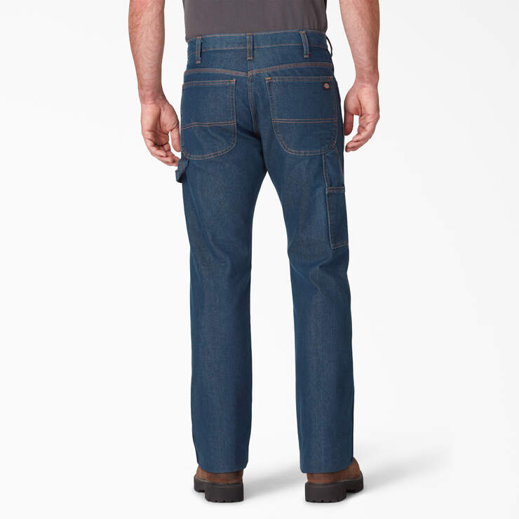 FLEX Regular Fit Carpenter Jeans - Stonewashed Indigo Blue (SNB) image number 2