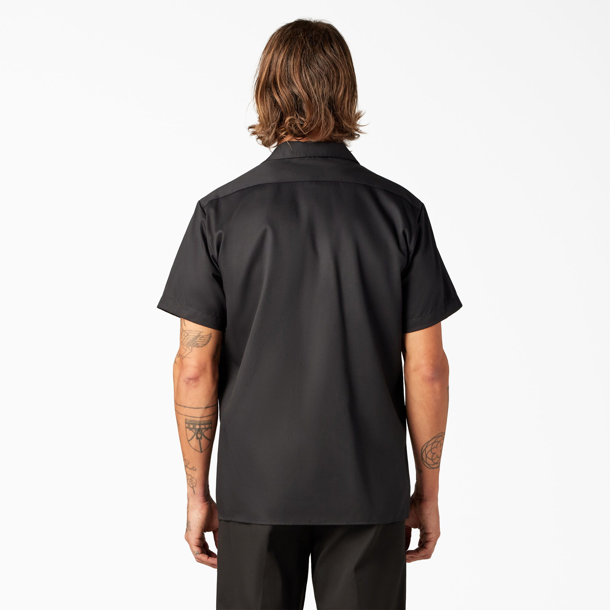 Men s FLEX Slim Fit Short Sleeve Work Shirt Dickies US