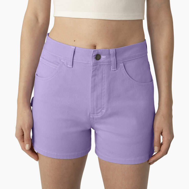 Women's Carpenter Shorts, 3" - Purple Rose (UR2) image number 5