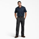 Relaxed Fit Double Knee Work Pants - Black &#40;BK&#41;