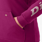 Women&#39;s Plus Heavyweight Logo Sleeve Hoodie - Festival Fuchsia &#40;F2F&#41;