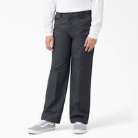 Boys' Classic Fit Pants, 8-20 - Charcoal Gray (CH)