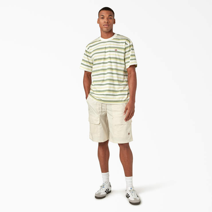 Glade Spring Striped T-Shirt - Cloud Stripe (HYS) image number 5