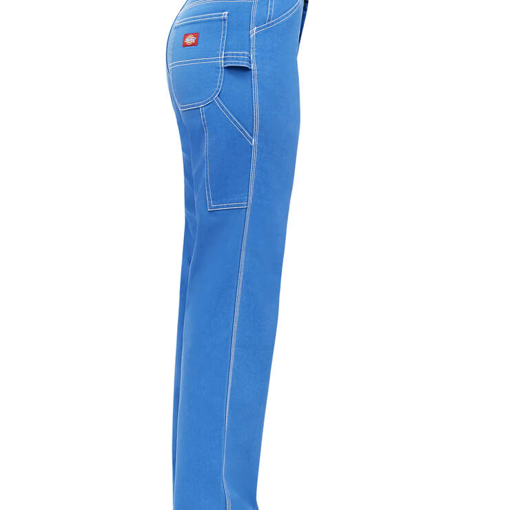 Dickies Girl Juniors' Relaxed Fit Carpenter Pants - Electric Blue (EB) image number 3