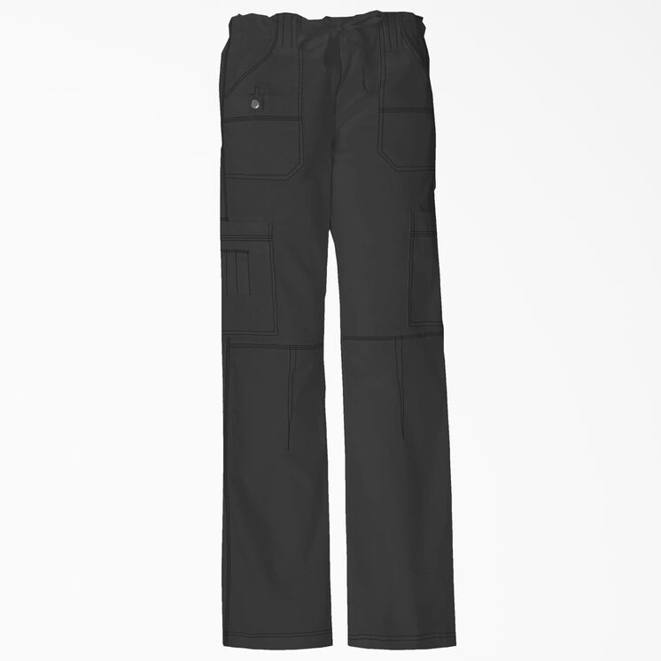 Women's Gen Flex Straight Leg Cargo Scrub Pants - Dark Pewter Gray (DPW)