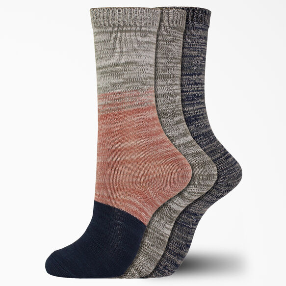 Women's Soft Marl Socks, 3-Pack - Pink (PK)
