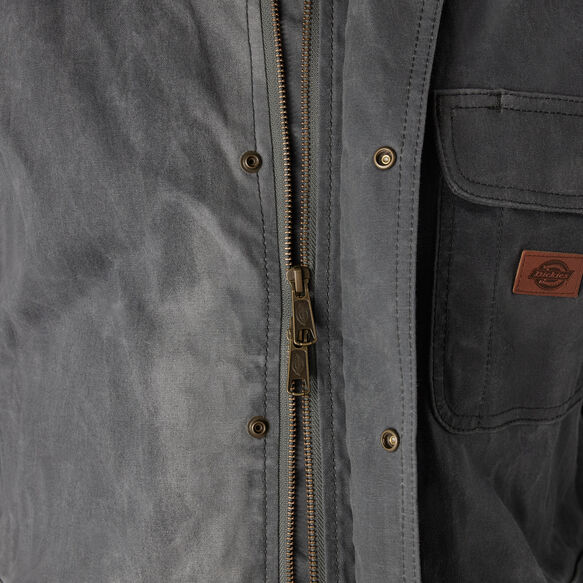 Waxed Canvas Chore Coat - Charcoal Gray &#40;CH&#41;