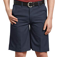 Boys' FlexWaist® Flat Front Shorts, 4-7 - Dark Navy (DN)