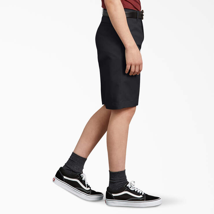 Boys' Classic Fit Shorts, 4-20 - Black (BK) image number 3