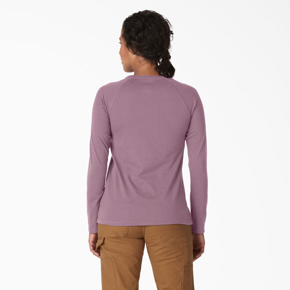 Women&#39;s Cooling Long Sleeve T-Shirt - Mauve Shadow Heather &#40;VSH&#41;