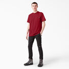 Heavyweight Short Sleeve Pocket T-Shirt - English Red &#40;ER&#41;