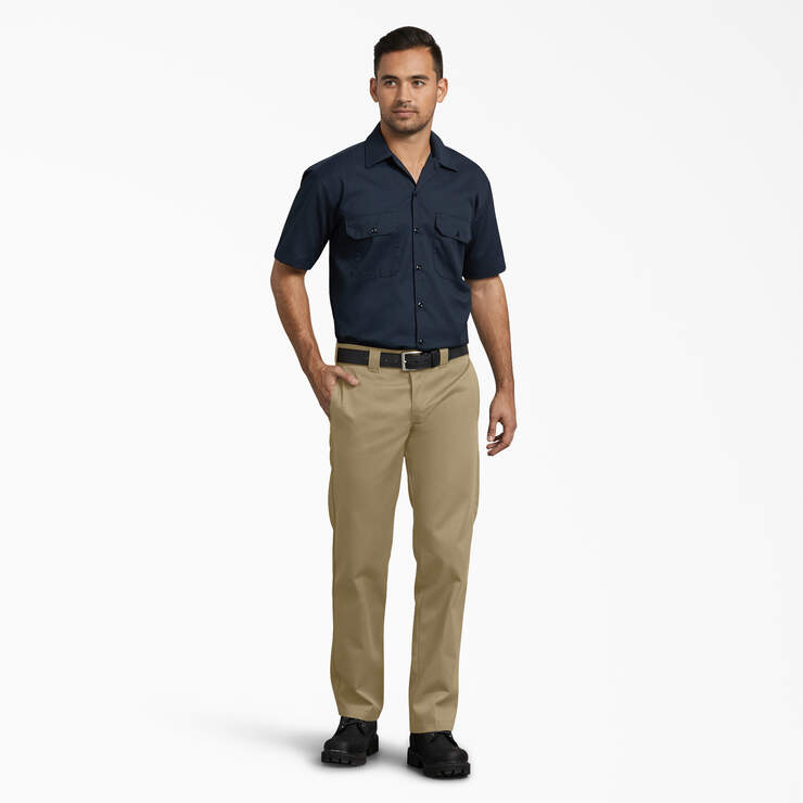 873 Slim Fit Work Pants - Khaki (KH) image number 4