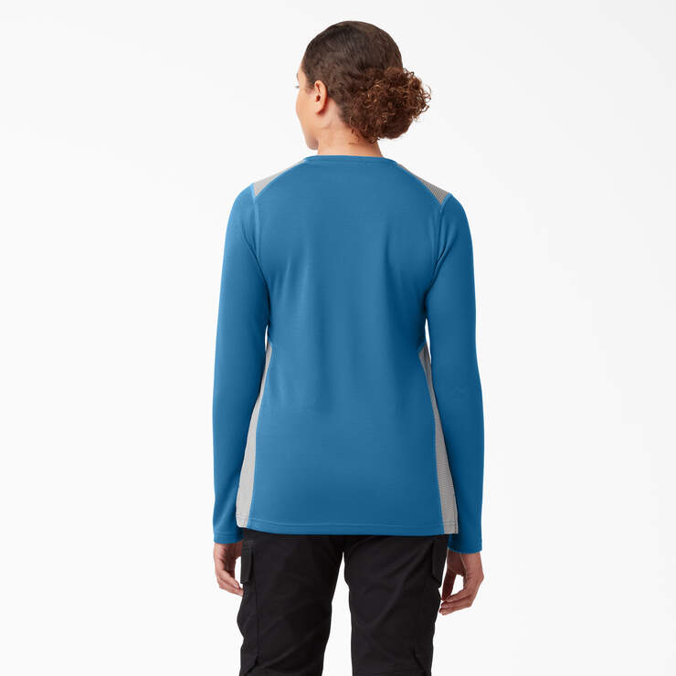 Women's Temp-iQ® 365 Long Sleeve Pocket T-Shirt - Vallarta Blue (V2B) image number 2